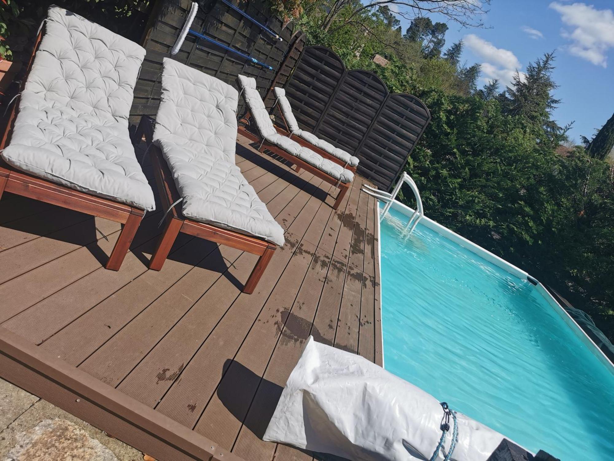 Mes Maisons Gardoises, Two Gites Sleeping 13 With Two Private Pools, Kids Room, Laundry, Disco, Free Wifi, Linen And Dog'S Are Welcome Gagnieres Luaran gambar